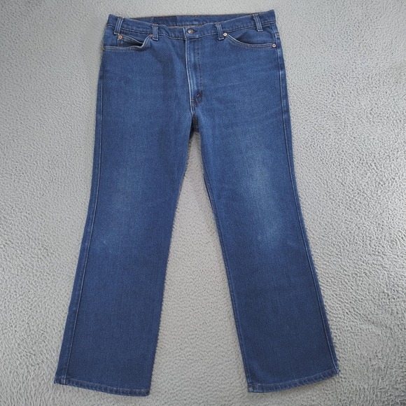 Vintage Levi's 517 Jeans Mens 40x32 Blue Bootcut USA Made Denim 80s 90s Classic - Picture 1 of 16